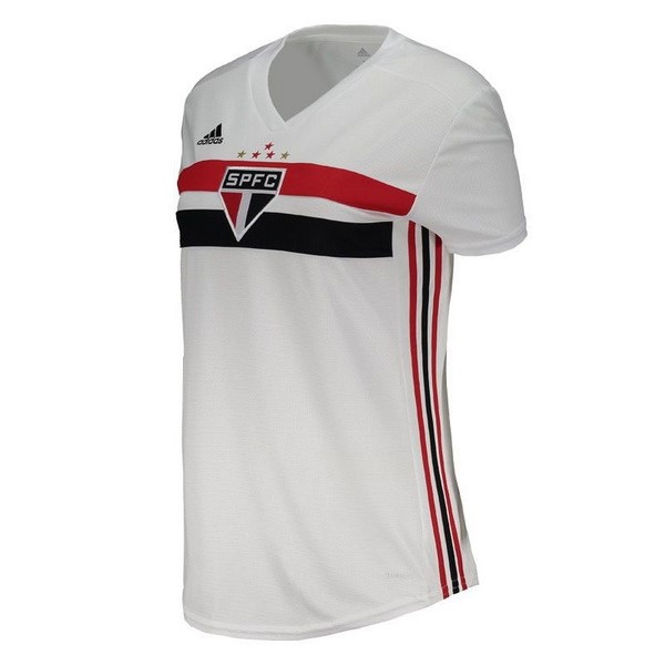 Camiseta São Paulo 1ª Mujer 2019-2020 Blanco